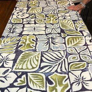 Tommy Bahama table cloth fabric.